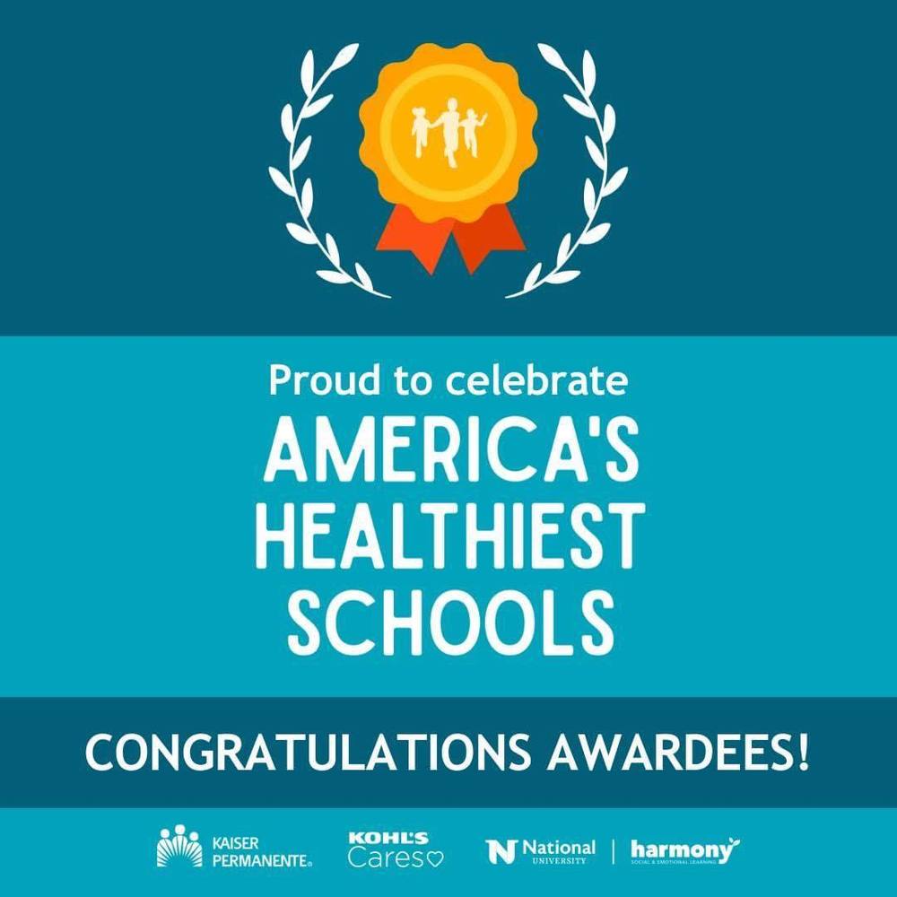 Proud to celebrate America's Healthiest Schools. Congratulation awardees!