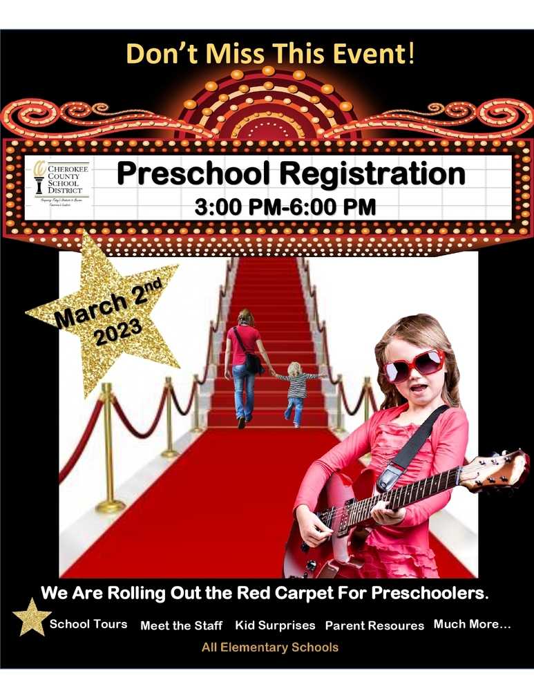 Preschool Registration for the 2023-2024 School Year