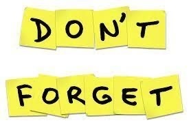 dont forget
