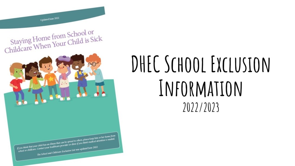 DHEC Exclusion Information 